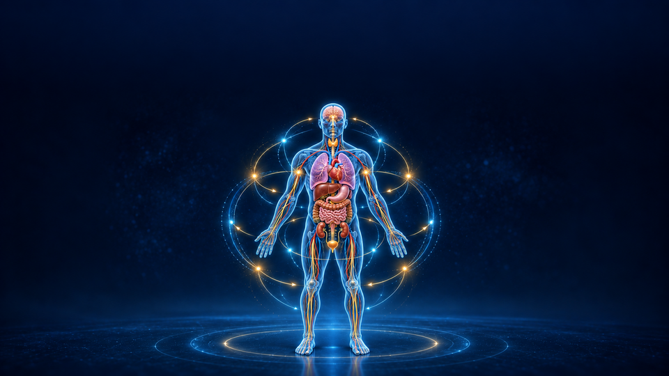 Body systems working together to maintain homeostasis